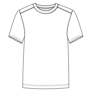 Moldes de confeccion para HOMBRES Remeras Camiseta running 3050